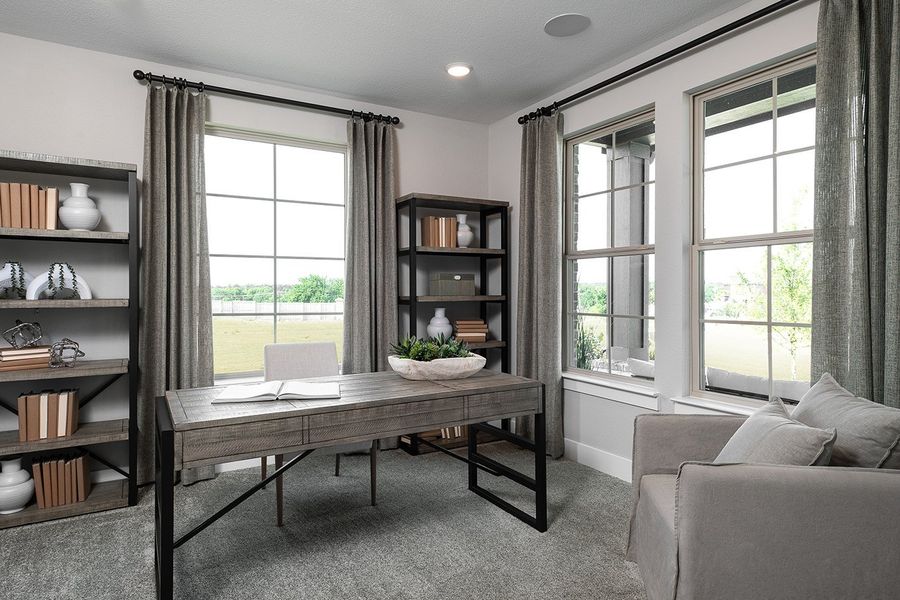 Furnished interior view inside a new home in Discovery Collection at Bridgewater, Midlothian (Image 4). Furnished interior view inside a new home in Discovery Collection at Bridgewater, Midlothian (Image 4).