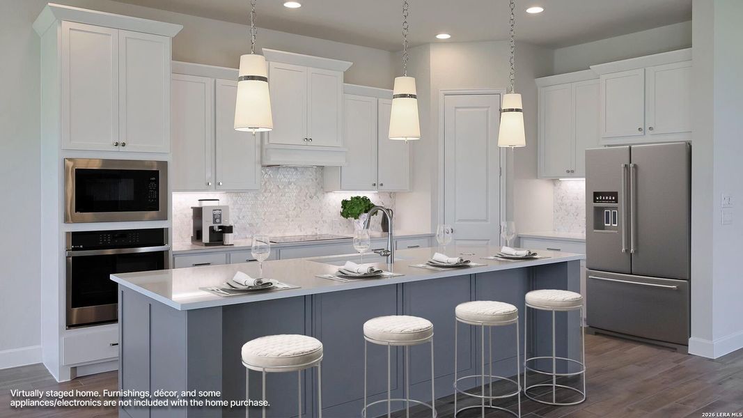 Furnished interior view inside a new home in Alsatian Oaks, Castroville (Image 8).