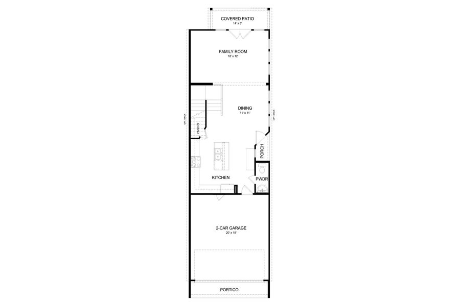 2D floor plan layout of this home in Shady Acres, Houston, TX (Image 5).