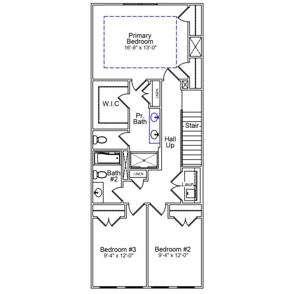 2D floor plan layout of this home in Edwards Station, Taylors, SC (Image 3). 2D floor plan layout of this home in Edwards Station, Taylors, SC (Image 3).