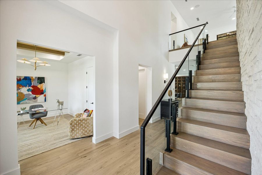 Furnished interior view inside a new home in , Houston (Image 9).