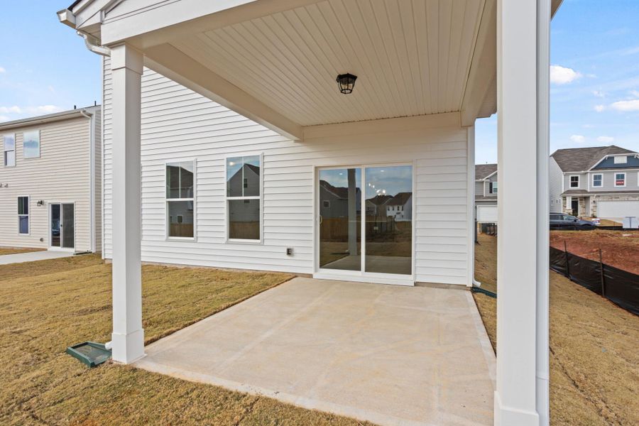 Exterior details and patio area of a home in Harrington, Greenville (Image 4). Exterior details and patio area of a home in Harrington, Greenville (Image 4).