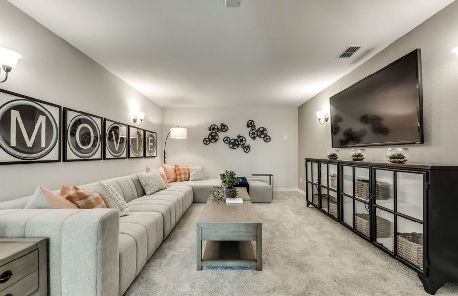 Furnished interior view inside a new home in Kings Way, Denton (Image 9).