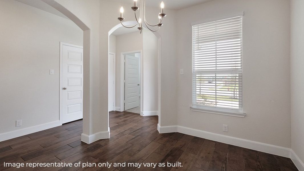 Representative unfurnished interior of a home built from the The Blanco by D.R. Horton in Steele Creek, Cibolo (Image 63).