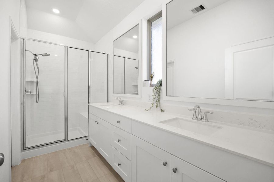 Furnished interior view inside a new home in Sunterra: Avante Collection, Katy (Image 5).