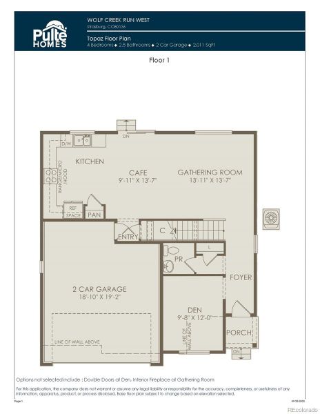 Main Level Floorplan
