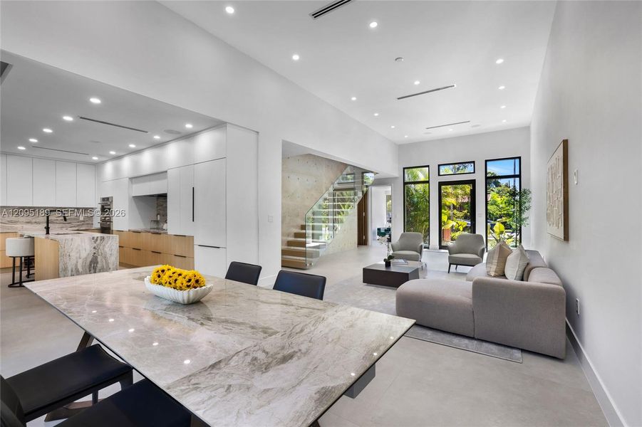 Furnished interior view inside a new home in , Miami (Image 10). Furnished interior view inside a new home in , Miami (Image 10).