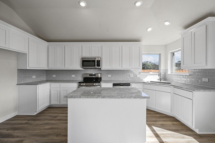 Representative furnished interior of a home built from the Cambria I by Cheldan Homes in Sunset Ridge, Keene (Image 17). Representative furnished interior of a home built from the Cambria I by Cheldan Homes in Sunset Ridge, Keene (Image 17).