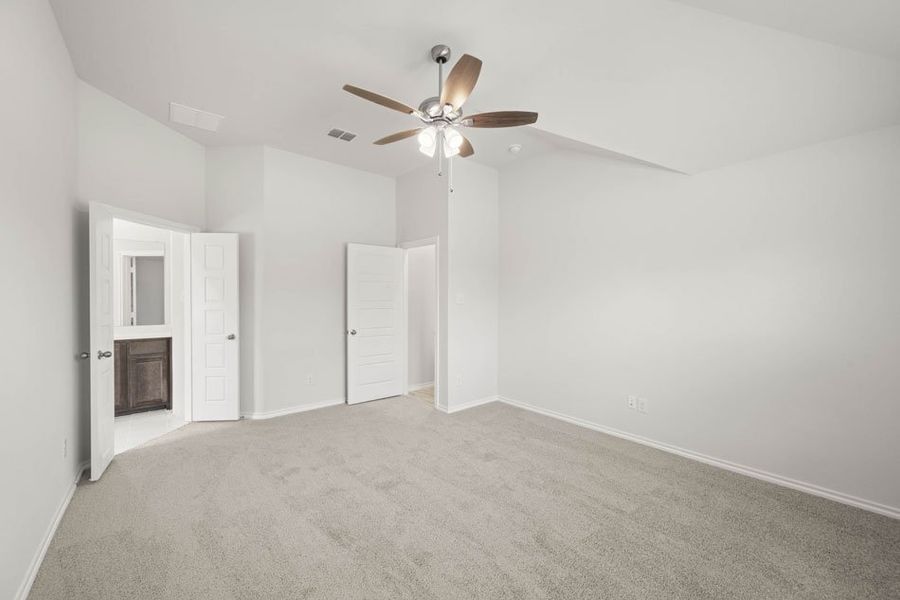 Front exterior of a new home in Mountain Valley, Burleson, TX, highlighting curb appeal (Image 19).