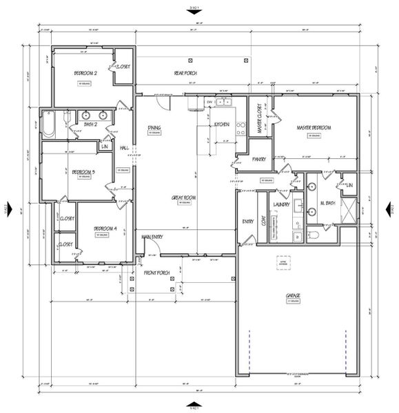 2D floor plan layout of this home in , El Campo, TX (Image 2). 2D floor plan layout of this home in , El Campo, TX (Image 2).