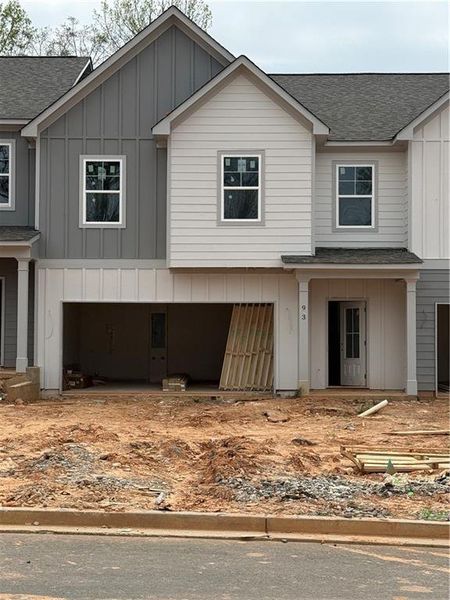 In-progress construction of a new home in , Dawsonville, GA (Image 24).