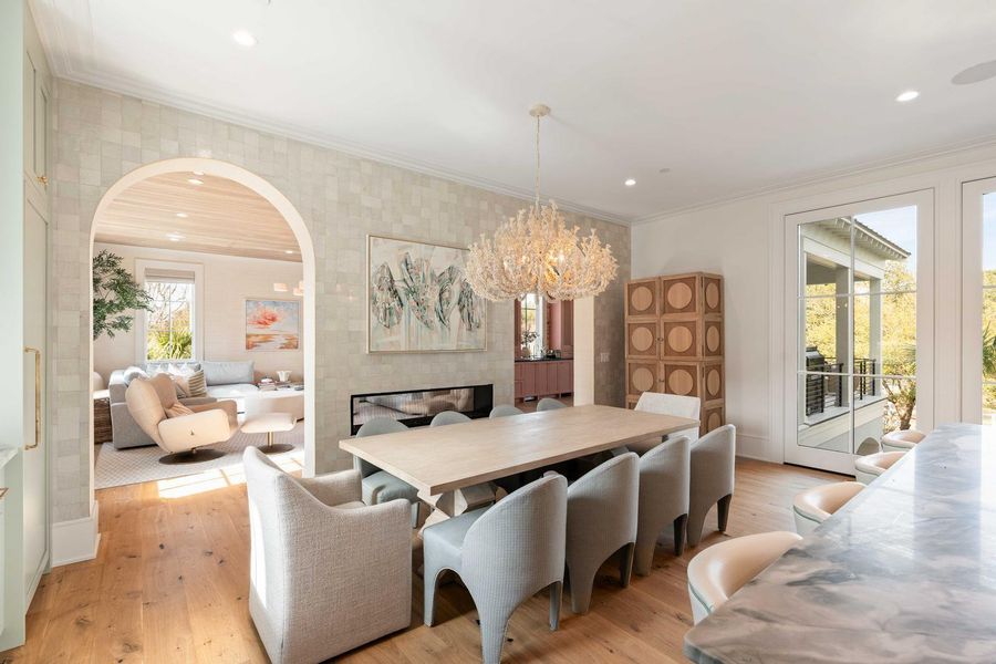 Furnished interior view inside a new home in , Charleston (Image 7).