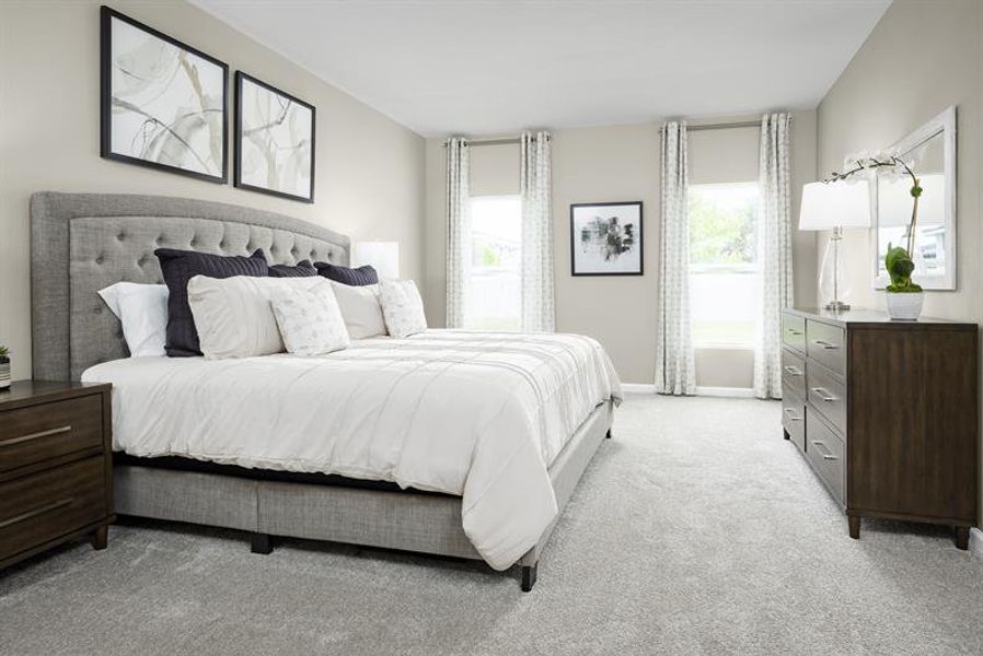 Representative furnished interior of a home built from the Palm by Ryan Homes in Touchstone, Lakeland (Image 8).