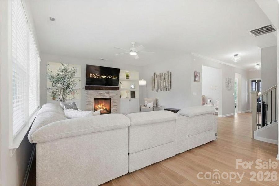 Furnished interior view inside a new home in , Charlotte (Image 14).