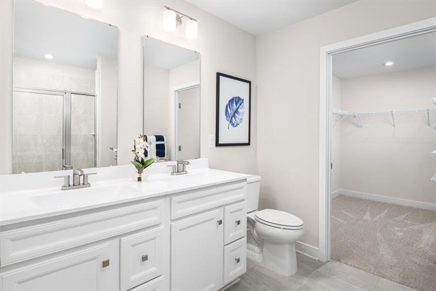 Furnished interior view inside a new home in Lakes at Riverbend Townhomes, Navassa (Image 11). Furnished interior view inside a new home in Lakes at Riverbend Townhomes, Navassa (Image 11).