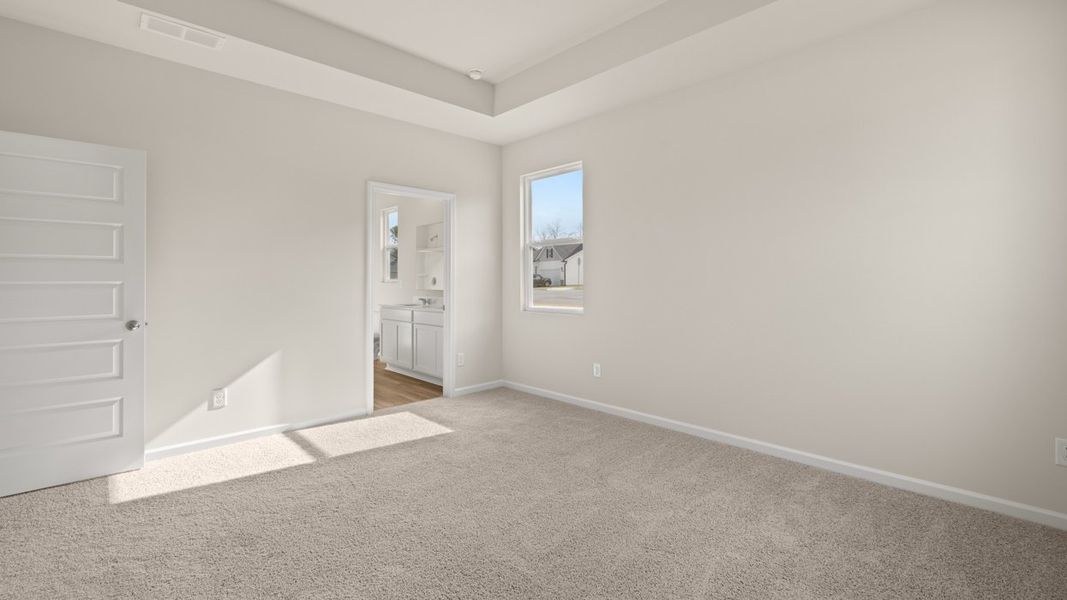 Representative unfurnished interior of a home built from the Kerry by D.R. Horton in Champion's Run, Lithonia (Image 22).