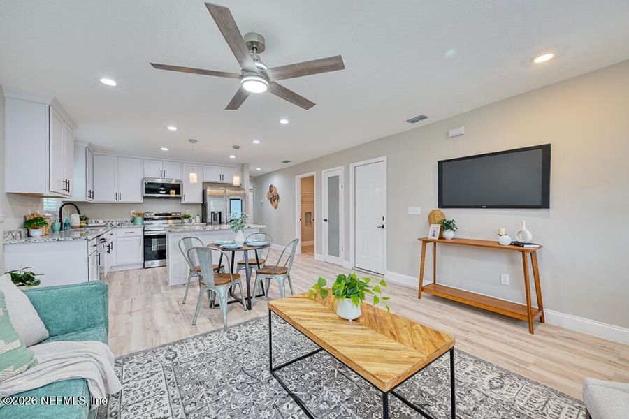 Furnished interior view inside a new home in , Jacksonville (Image 5).