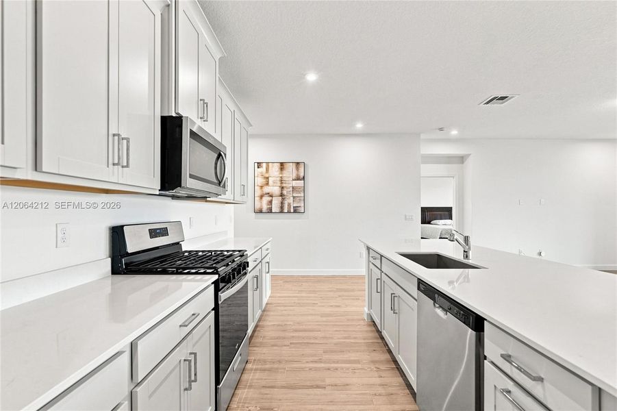 Furnished interior view inside a new home in Tradition, Port St. Lucie (Image 13).