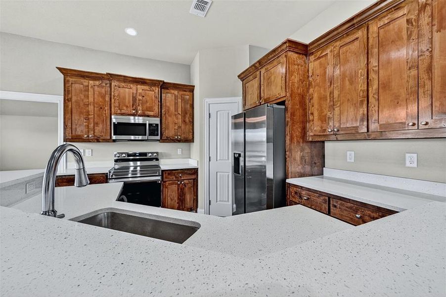 Furnished interior view inside a new home in , Ector (Image 12). Furnished interior view inside a new home in , Ector (Image 12).