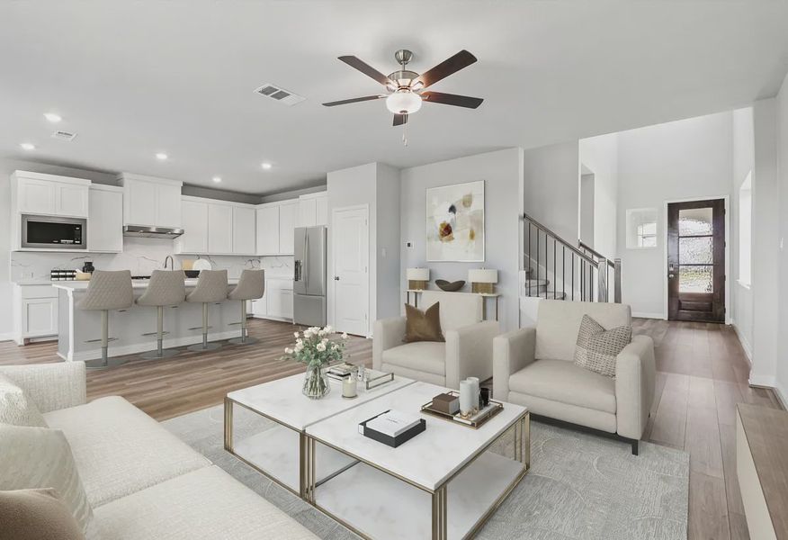 Plan 3069 Great Room - Staged - 8 of 19