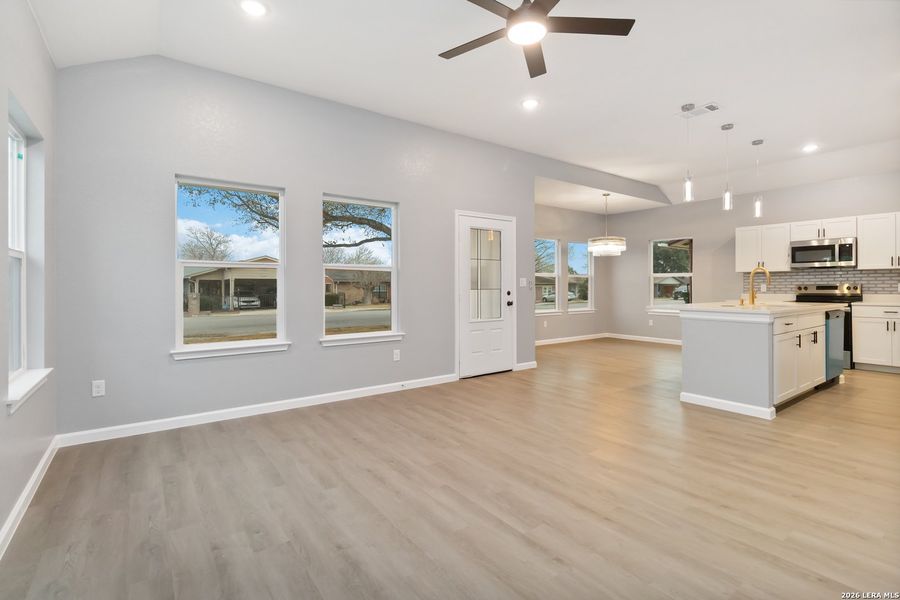 Spacious, unfurnished interior of a new home in , San Antonio (Image 25). Spacious, unfurnished interior of a new home in , San Antonio (Image 25).