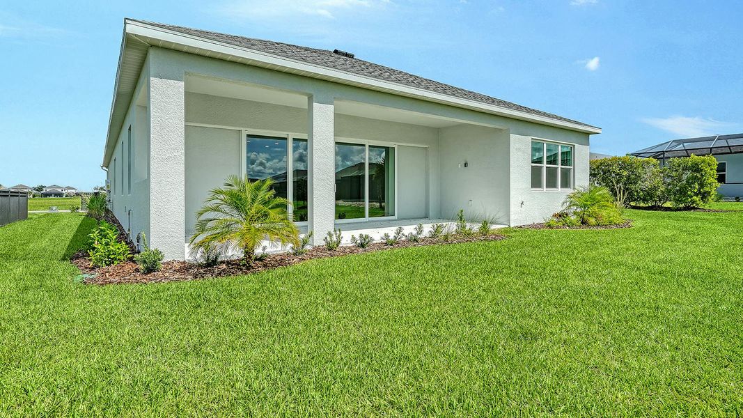 Exterior details and patio area of a home in Canoe Creek Real Estate and Homes for Sale in Parrish, FL - Neal Communities, Parrish (Image 23). Exterior details and patio area of a home in Canoe Creek Real Estate and Homes for Sale in Parrish, FL - Neal Communities, Parrish (Image 23).