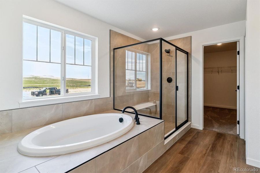 Furnished interior view inside a new home in Harvest Crossing, Aurora (Image 21).