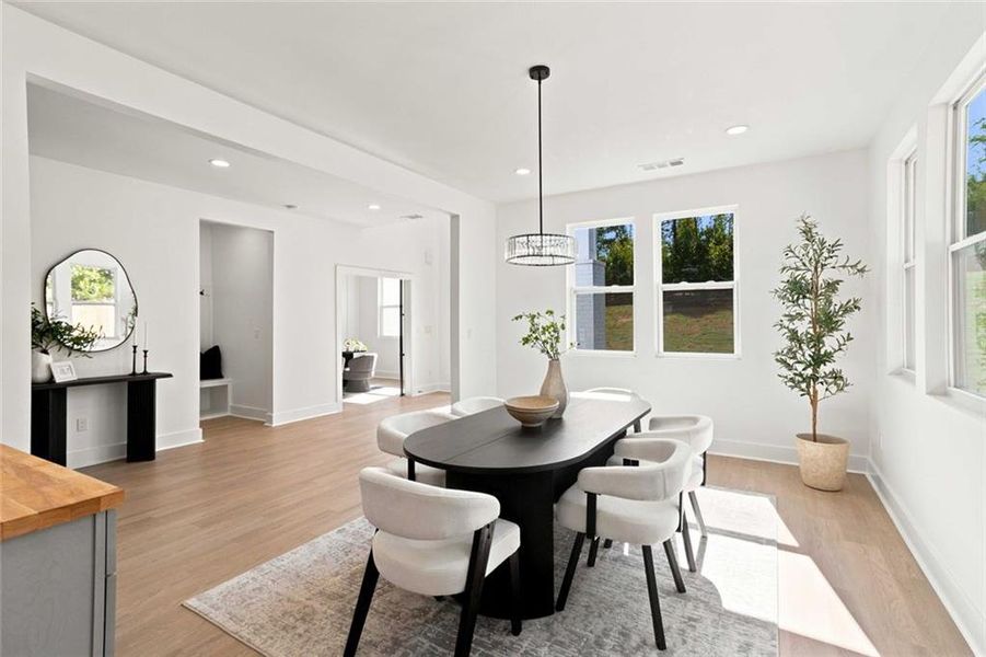 Furnished interior view inside a new home in , Griffin (Image 8).