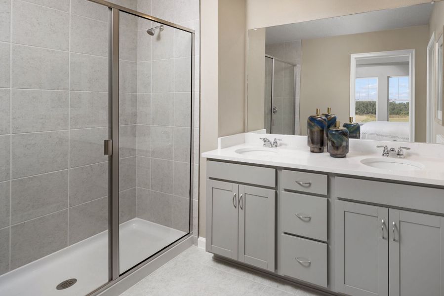 Representative furnished interior of a home built from the Seastone by Mattamy Homes in Crosswind Ranch, Parrish (Image 15).