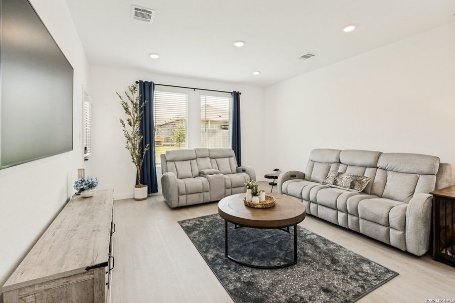Furnished interior view inside a new home in Hidden Trails, Bulverde (Image 5).