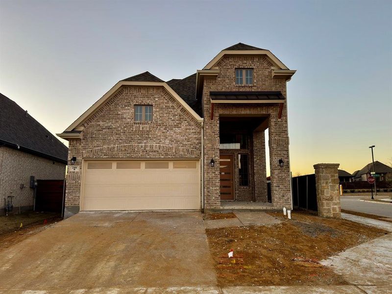 In-progress construction of a new home in Solterra Texas, Mesquite, TX (Image 14).