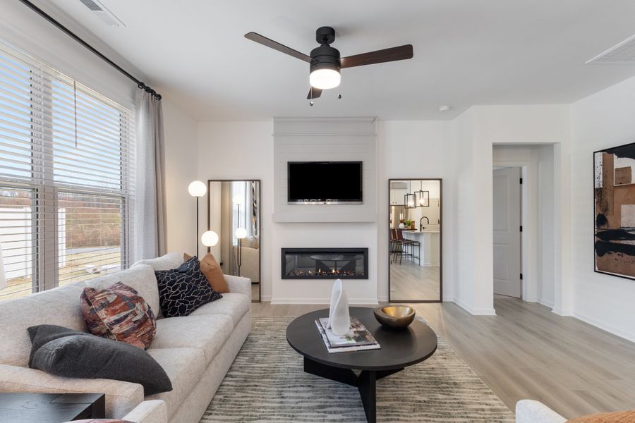 Representative furnished interior of a home built from the Julie II by Great Southern Homes in Peachtree Hills, Lexington (Image 11).