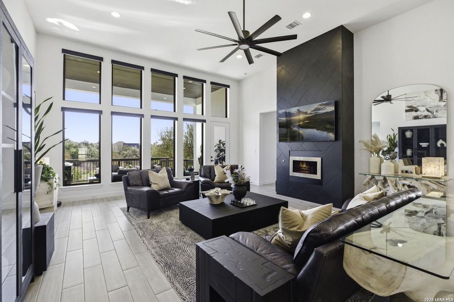 Furnished interior view inside a new home in Vintage Oaks, New Braunfels (Image 7).