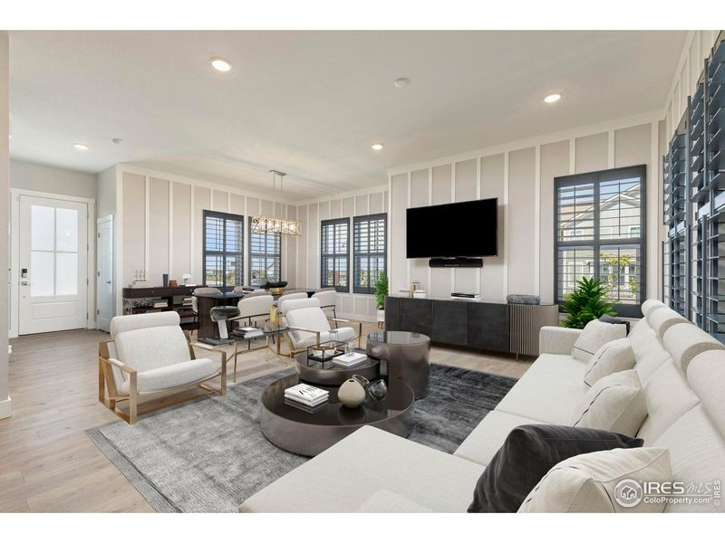 Furnished interior view inside a new home in , Erie (Image 18).