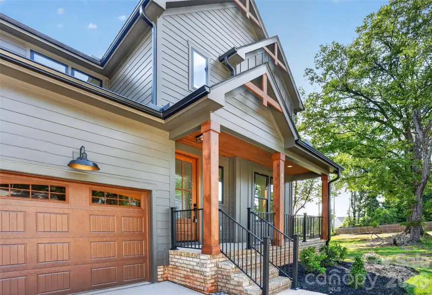 Exterior details and patio area of a home in , Charlotte (Image 2). Exterior details and patio area of a home in , Charlotte (Image 2).