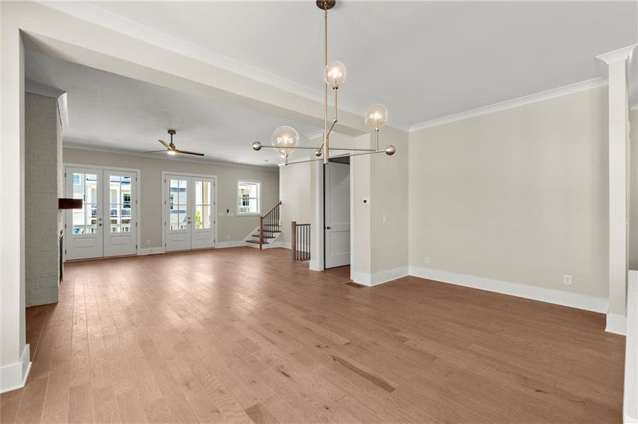 Spacious, unfurnished interior of a new home in West Town, Atlanta (Image 54).