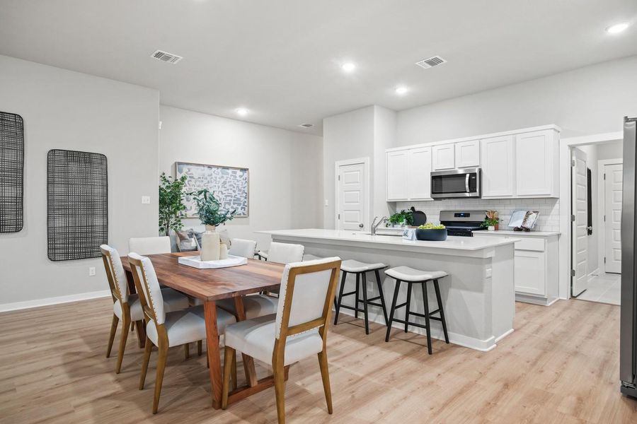Furnished interior view inside a new home in Trinity Ranch, Elgin (Image 15).