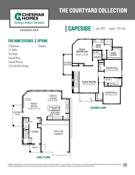 2D floor plan layout of this home in Elyson, Katy, TX (Image 5).