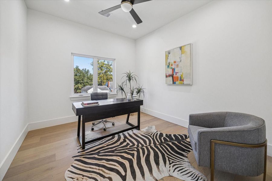 Furnished interior view inside a new home in , Houston (Image 10).