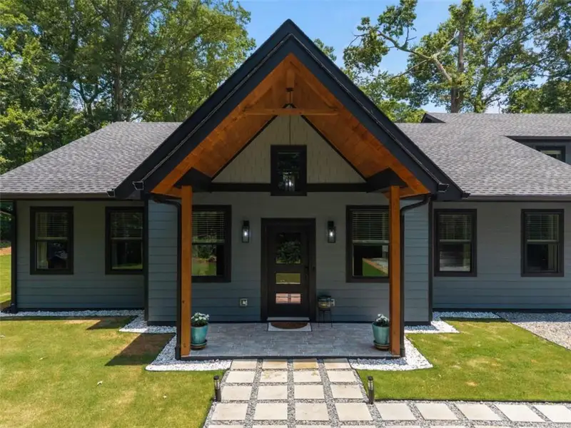 Exterior details and patio area of a home in , Ellijay (Image 3). Exterior details and patio area of a home in , Ellijay (Image 3).