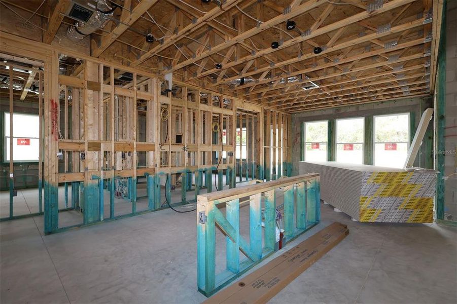 In-progress construction of a new home in Hawk's Overlook, Oviedo, FL (Image 9).