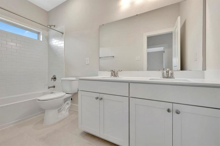 Furnished interior view inside a new home in Sterling Greene, Arlington (Image 16). Furnished interior view inside a new home in Sterling Greene, Arlington (Image 16).