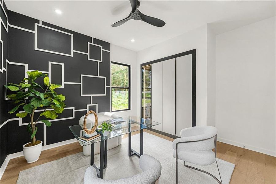 Furnished interior view inside a new home in , Atlanta (Image 69).