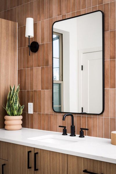 Close-up of interior finishes inside a home in Hacienda, Austin (Image 17).
