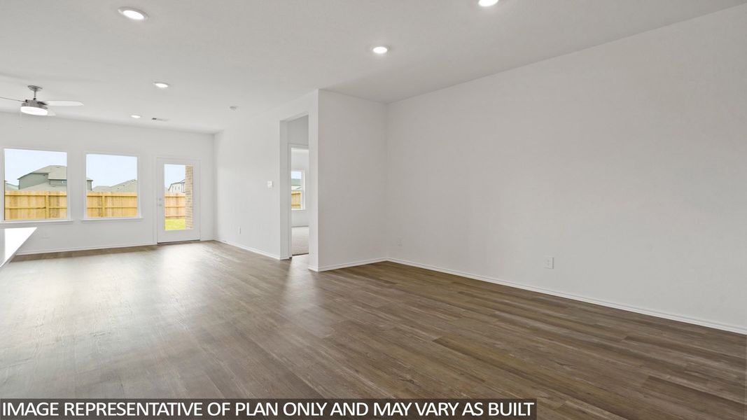 Representative unfurnished interior of a home built from the Mitchell by D.R. Horton in Cypress Green, Hockley (Image 16). Representative unfurnished interior of a home built from the Mitchell by D.R. Horton in Cypress Green, Hockley (Image 16).
