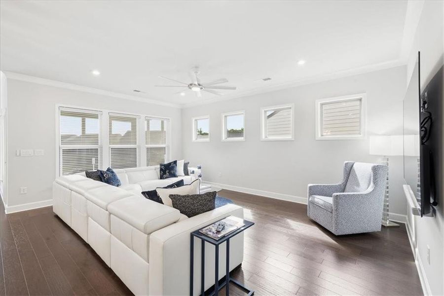 Furnished interior view inside a new home in , Hoschton (Image 13). Furnished interior view inside a new home in , Hoschton (Image 13).