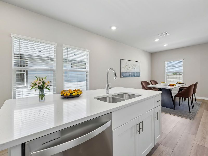 Furnished interior view inside a new home in Cibolo Hills West - Spring Series, Fort Worth (Image 6).