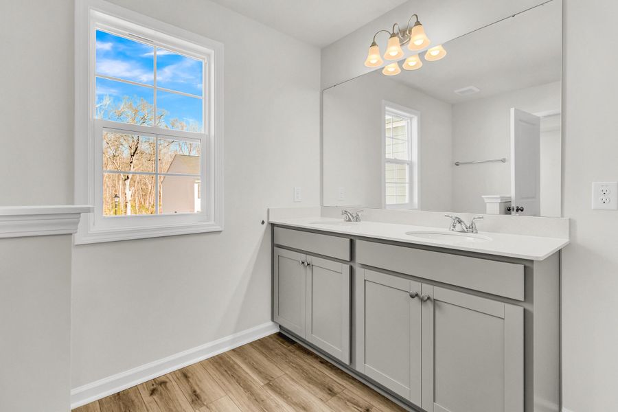 Furnished interior view inside a new home in Central Creek, Goose Creek (Image 9).