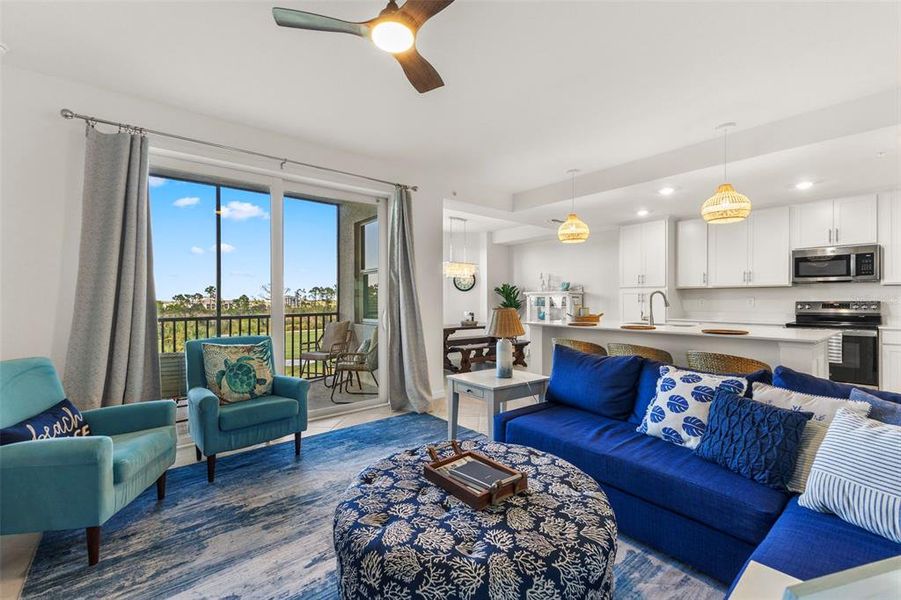 Furnished interior view inside a new home in , Venice (Image 28). Furnished interior view inside a new home in , Venice (Image 28).