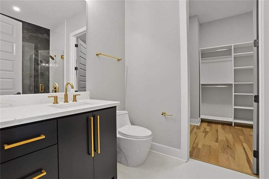 Furnished interior view inside a new home in , Marietta (Image 43).